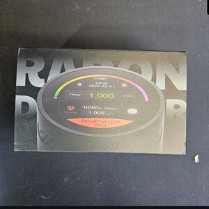 Portable Radon Monitor - Black Digital Radon Detector